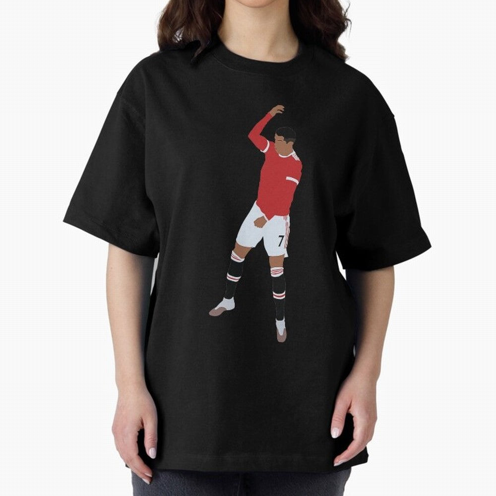 Cristiano Ronaldo 4 Oversized T-Shirt Stand Proud for FIFA World Cup 2026 Group Stage Highlighting Cristiano Ronaldo, Argentina, France and Brazil Energy, Soccer Culture, Superstar Moments, National Team Dreams and Competitive Fire; Made for Die