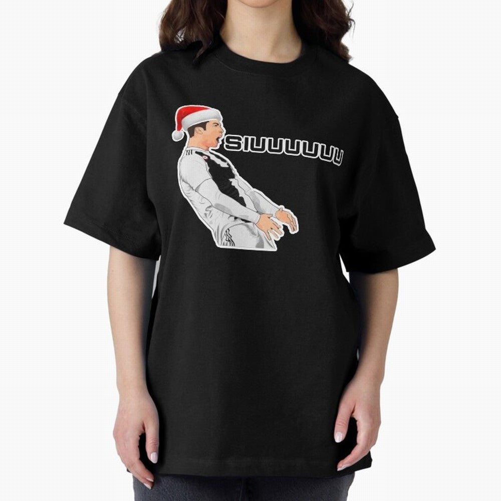 Siuuu Cristiano ronaldo funny Oversized T-Shirt Celebrate Football Heritage in FIFA World Cup 2026 Group Stage Made for Messi, CR7 and Mbappe, Brazil, Portugal and Argentina Energy, Champion Mindset, Group Stage Buzz, Knockout Tension and