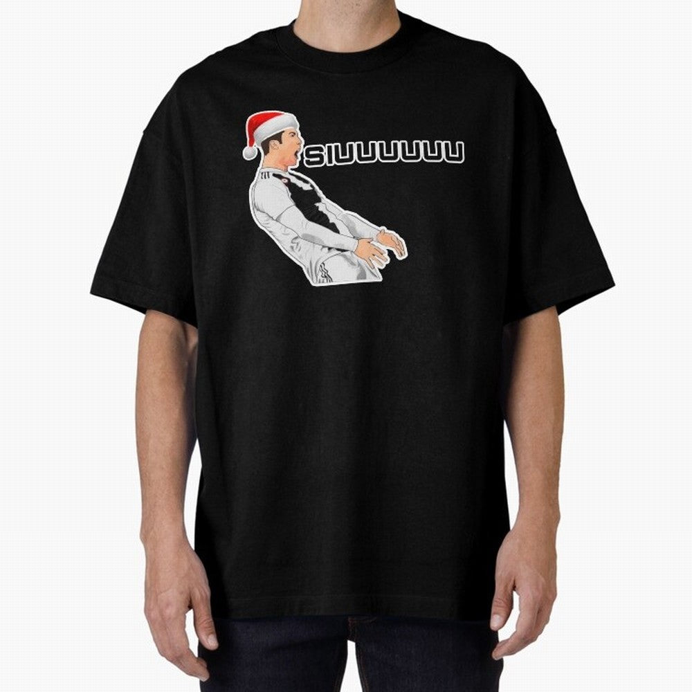 Siuuu Cristiano ronaldo funny Oversized T-Shirt Celebrate Football Heritage in FIFA World Cup 2026 Group Stage Made for Messi, CR7 and Mbappe, Brazil, Portugal and Argentina Energy, Champion Mindset, Group Stage Buzz, Knockout Tension and
