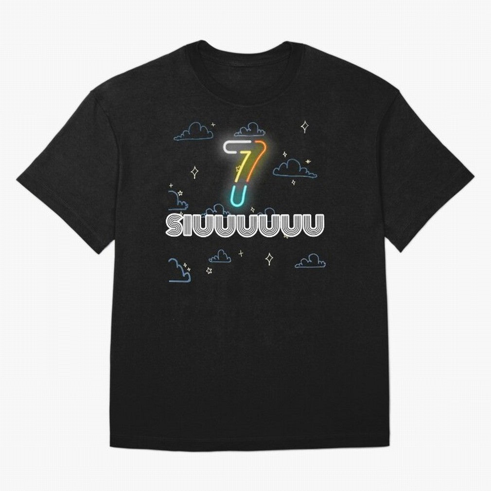 Siuuuuuu 7 CR7 goal funny Oversized T-Shirt Represent Fans Who Live for Global Football Passion for FIFA World Cup 2026, Celebrating Cristiano Ronaldo, England, France and Netherlands, Football Passion, Legendary Performances, Festival Vibes and