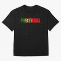 Portugal Country Oversized T-Shirt Capture FIFA World Cup 2026 Group Stage Connected to Neymar, Brazil, Portugal and Argentina Energy, Match Day Excitement, Supporter Culture, Golden Goals and Global Football Passion; Made for Die Hard Supporters,