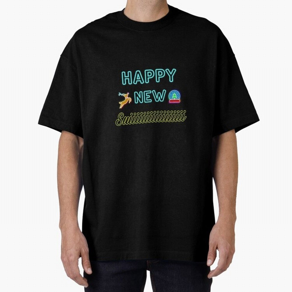 Happy new suiiiii, Cr7 goal Oversized T-Shirt Celebrate the Stars of FIFA World Cup 2026 Spirit, Connected to Brazil, Mbappe and Neymar, Football Festival Excitement, Trophy Ambitions, Country Rivalries and Star Player Buzz; Created for Match Day