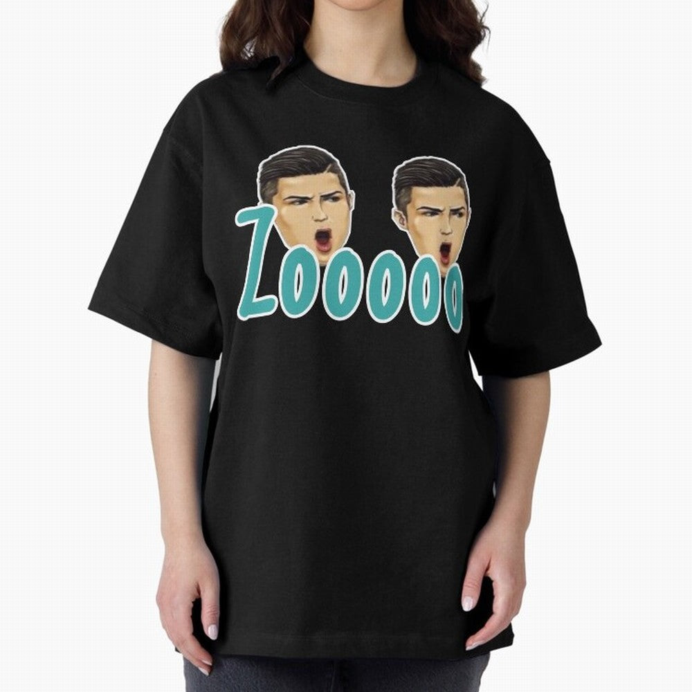 Zooo CR7 funny goal Oversized T-Shirt Fuel Your Fan Pride for Match Day Hype around FIFA World Cup 2026, Mbappe, Spain and Netherlands, Football Festival Excitement, Trophy Ambitions, Country Rivalries and Star Player Buzz; Great for Supporters Who