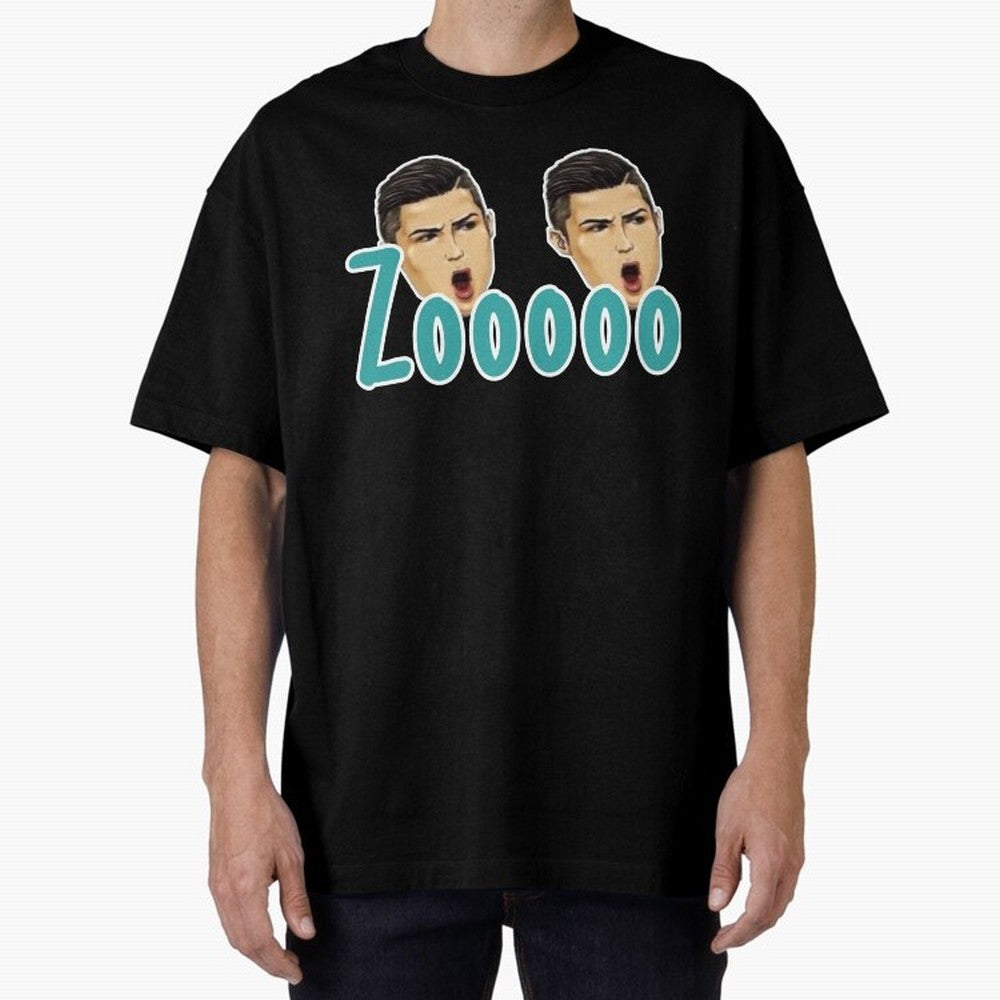 Zooo CR7 funny goal Oversized T-Shirt Fuel Your Fan Pride for Match Day Hype around FIFA World Cup 2026, Mbappe, Spain and Netherlands, Football Festival Excitement, Trophy Ambitions, Country Rivalries and Star Player Buzz; Great for Supporters Who