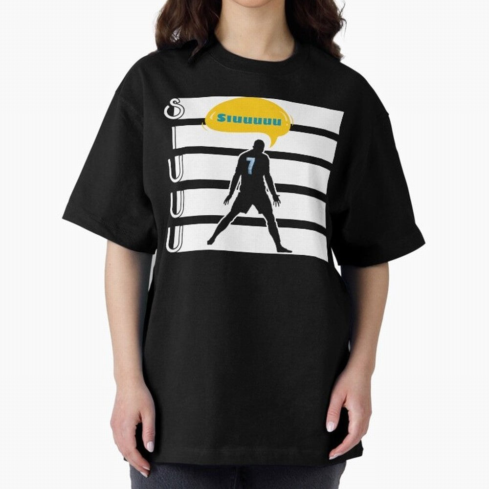 Siuuu CR7 goal Oversized T-Shirt Show Your Tournament Heart for FIFA World Cup 2026 Group Stage for Fans of Messi, CR7 and Mbappe and Argentina, Bringing Tournament Hype, Historic Matchups, Family Viewing Parties and Global Sports Pride; Made for