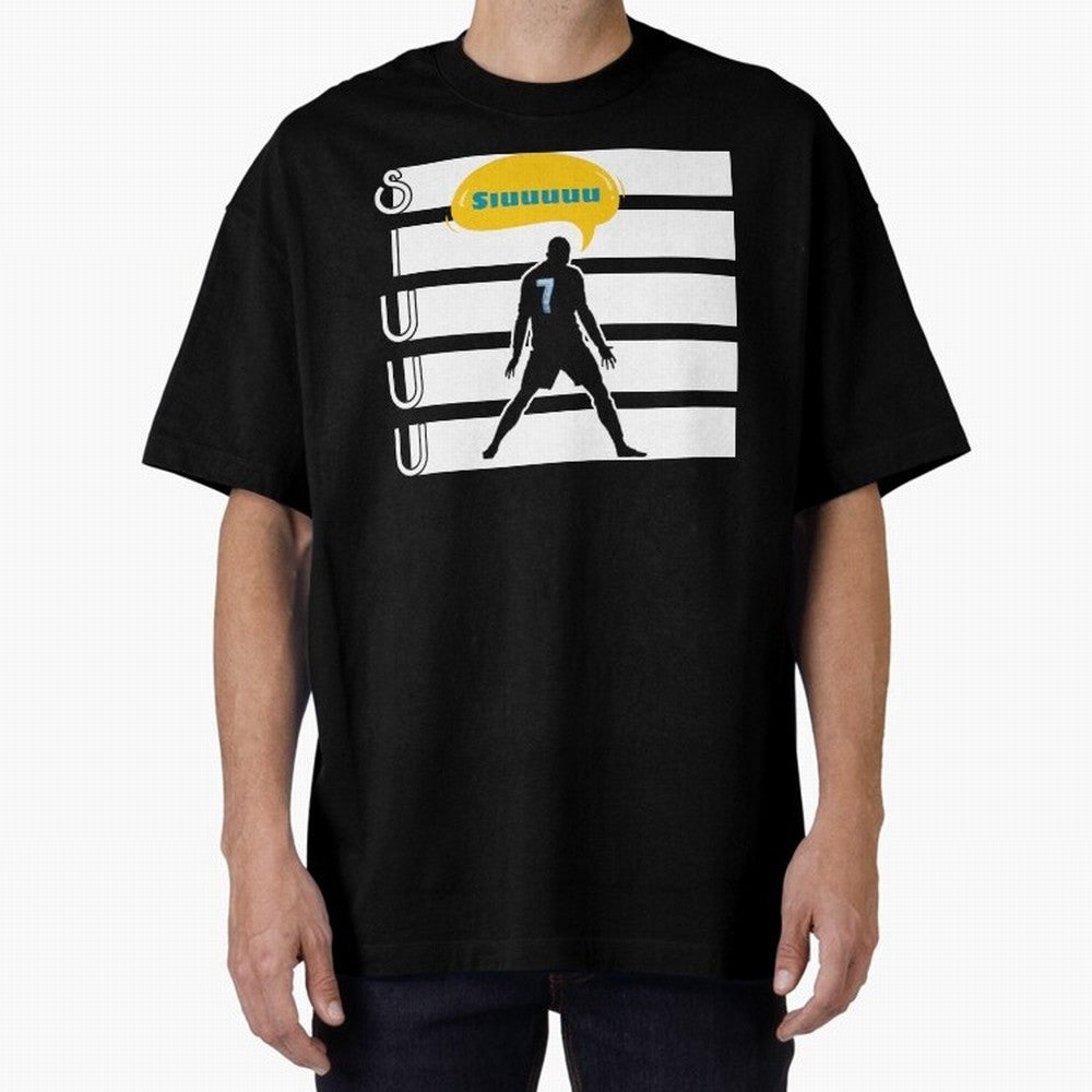 Siuuu CR7 goal Oversized T-Shirt Show Your Tournament Heart for FIFA World Cup 2026 Group Stage for Fans of Messi, CR7 and Mbappe and Argentina, Bringing Tournament Hype, Historic Matchups, Family Viewing Parties and Global Sports Pride; Made for
