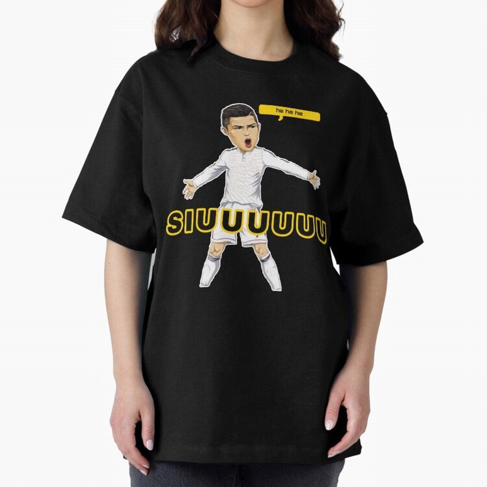 hehehe suiii cristiano ronaldo goal Oversized T-Shirt Showcase the FIFA World Cup 2026 Group Stage Journey through Cristiano Ronaldo Highlights, England Pride, Soccer Culture, Superstar Moments, National Team Dreams and Competitive Fire; Ideal for