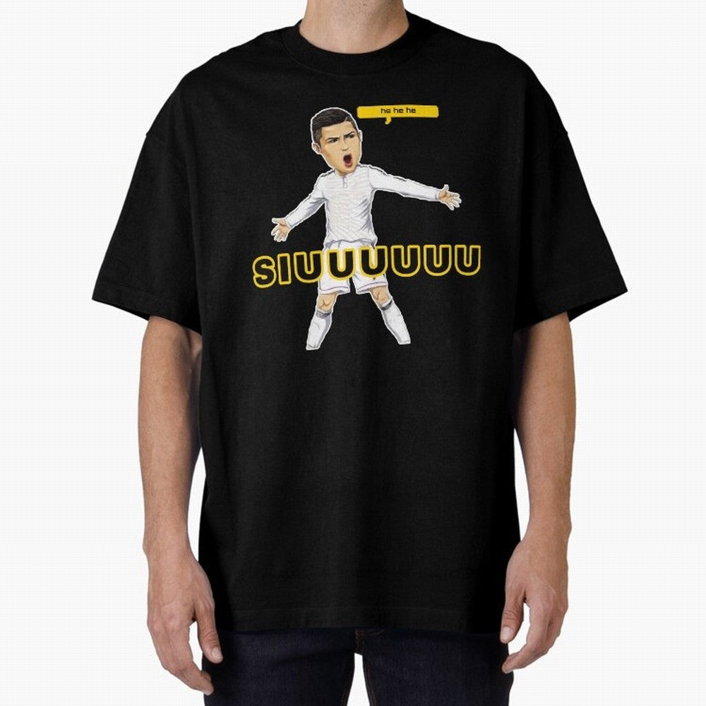 hehehe suiii cristiano ronaldo goal Oversized T-Shirt Showcase the FIFA World Cup 2026 Group Stage Journey through Cristiano Ronaldo Highlights, England Pride, Soccer Culture, Superstar Moments, National Team Dreams and Competitive Fire; Ideal for
