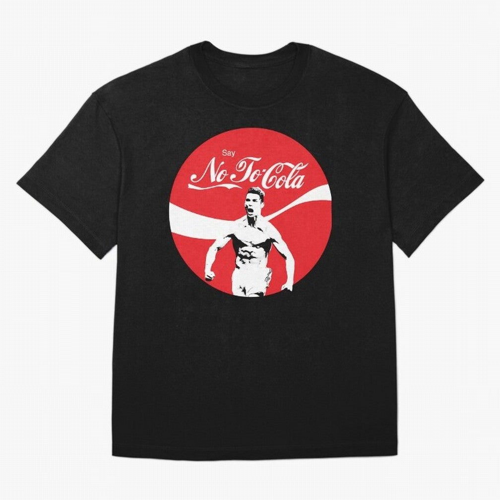 Cristiano Ronaldo - Say No To Cola Oversized T-Shirt Keep the Legacy of the FIFA World Cup 2026 USA Canada Mexico Journey through CR7 Highlights, Spain Pride, Football History, Final Match Energy, Crowd Noise and Once in a Lifetime Moments; Perfect