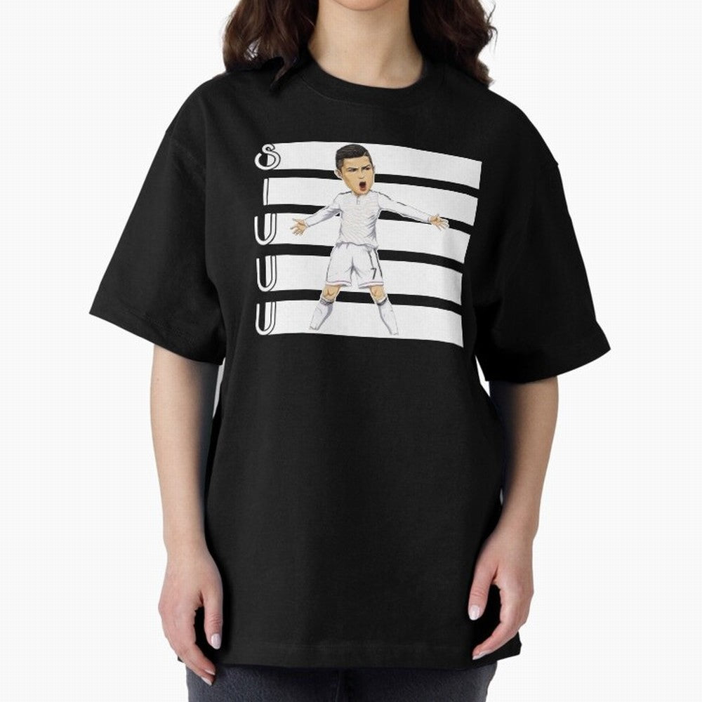 Siuuu Cristiano ronaldo goal Oversized T-Shirt Turn Every Weekend Toward the FIFA World Cup 2026 Group Stage Journey through CR7 and Messi Highlights, England, France and Netherlands Pride, Match Day Excitement, Supporter Culture, Golden Goals and