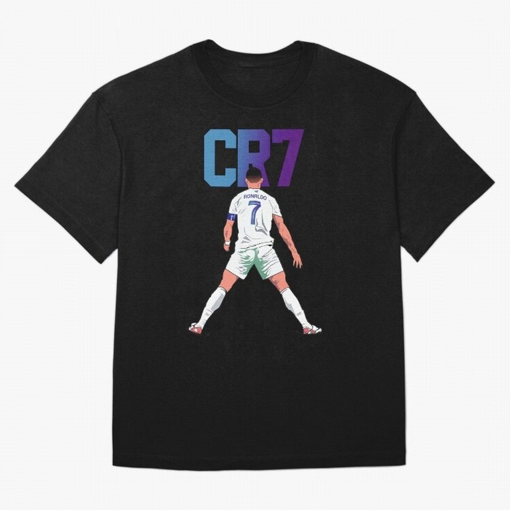 CR7 Oversized T-Shirt Relive FIFA World Cup 2026 Group Stage for Fans of Messi and Portugal, Bringing Worldwide Fan Energy, Dramatic Goals, Stadium Lights and Championship Celebrations; Great for Watch Parties, Sports Bars, Family Nights, Fan Clubs