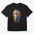 Cristiano Ronaldo & Messi Oversized T-Shirt Carry National Pride through FIFA World Cup 2026 USA Canada Mexico Spirit, Filled with England and Germany, Messi, CR7 and Mbappe, Sports Nostalgia, International Competition, Famous Players and