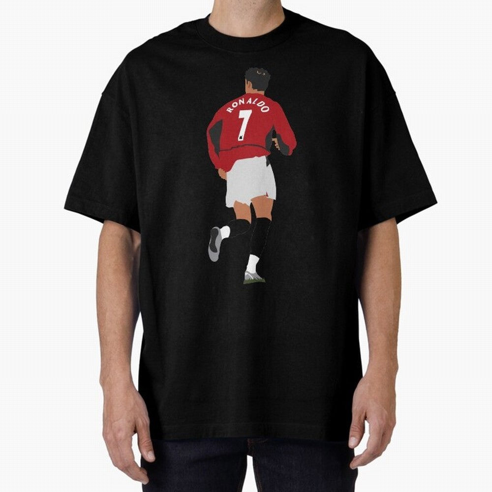 Ronaldo - Man Utd - 2004 Oversized T-Shirt Celebrate the Biggest Stage of Match Day Hype around FIFA World Cup 2026, CR7, Argentina, Supporter Pride, Iconic Celebrations, Legendary Names and Global Match Day Energy; Built for Supporters Chasing