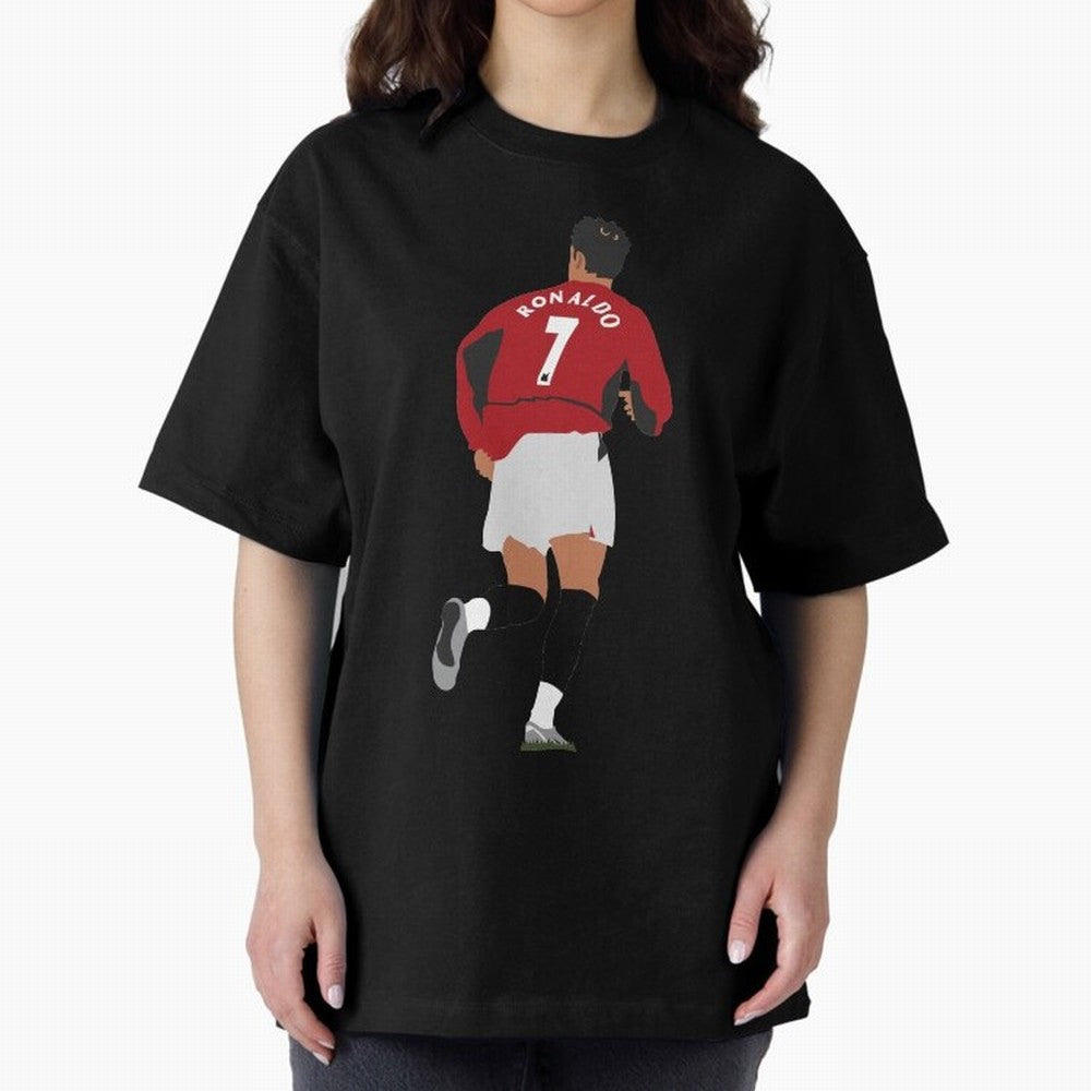 Ronaldo - Man Utd - 2004 Oversized T-Shirt Celebrate the Biggest Stage of Match Day Hype around FIFA World Cup 2026, CR7, Argentina, Supporter Pride, Iconic Celebrations, Legendary Names and Global Match Day Energy; Built for Supporters Chasing