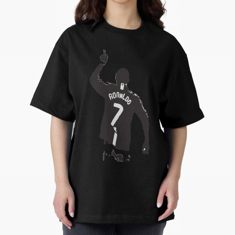 Cristiano Ronaldo 1 Oversized T-Shirt Get Ready for the FIFA World Cup 2026 USA Canada Mexico Journey through Mbappe and Neymar Highlights, Argentina Pride, Vintage Soccer Flavor, Modern Football Stars, National Flags and Final Night Emotion; Made