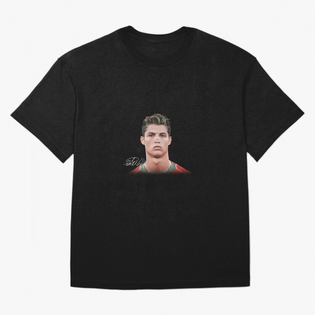 Cristiano Ronaldo Big Face Young Ronaldo Oversized T-Shirt Mark Match Day Hype around FIFA World Cup 2026 USA Canada Mexico, Neymar, Haaland and Cristiano Ronaldo, Netherlands, Stadium Chants, National Pride, Trophy Dreams and Unforgettable
