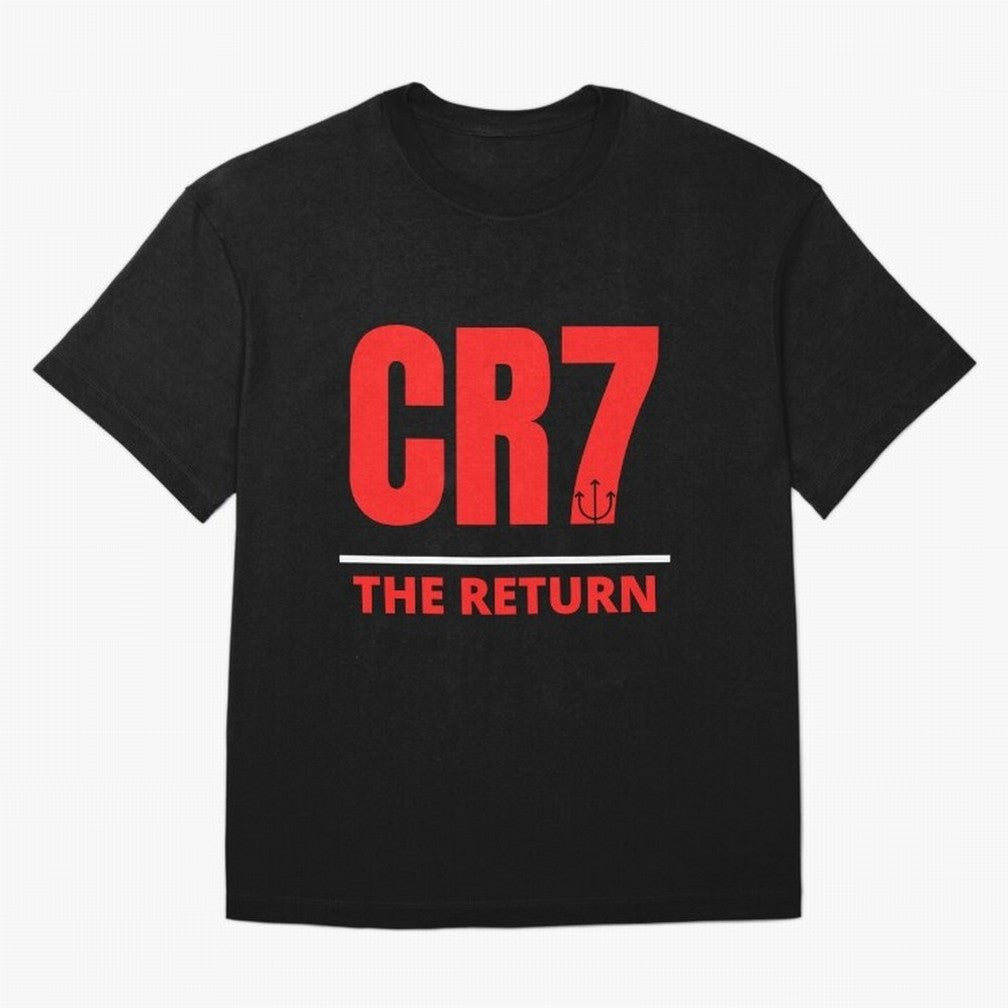 The Return of Cristiano Ronaldo to Manchester United - CR7 Oversized T-Shirt Represent FIFA World Cup 2026 Group Stage Celebrating CR7, France and Portugal Energy, Soccer Culture, Superstar Moments, National Team Dreams and Competitive Fire; Great