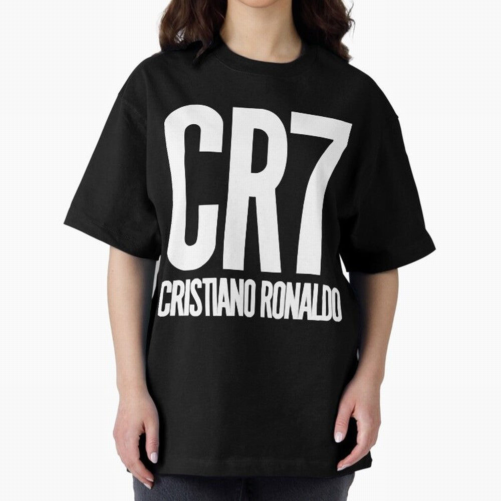 CR7 Cristiano Ronaldo Oversized T-Shirt Get Ready for the FIFA World Cup 2026 Journey through Haaland Highlights, Germany Pride, Sports Nostalgia, International Competition, Famous Players and Unforgettable Victories; Ideal for Football Dads,