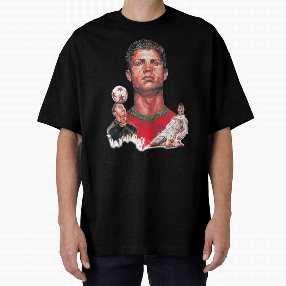 ronaldo Oversized T-Shirt Feel the Heartbeat of FIFA World Cup 2026 for Fans of Neymar and Argentina, Bringing Worldwide Fan Energy, Dramatic Goals, Stadium Lights and Championship Celebrations; Ideal for Football Dads, Football Moms, Friends,