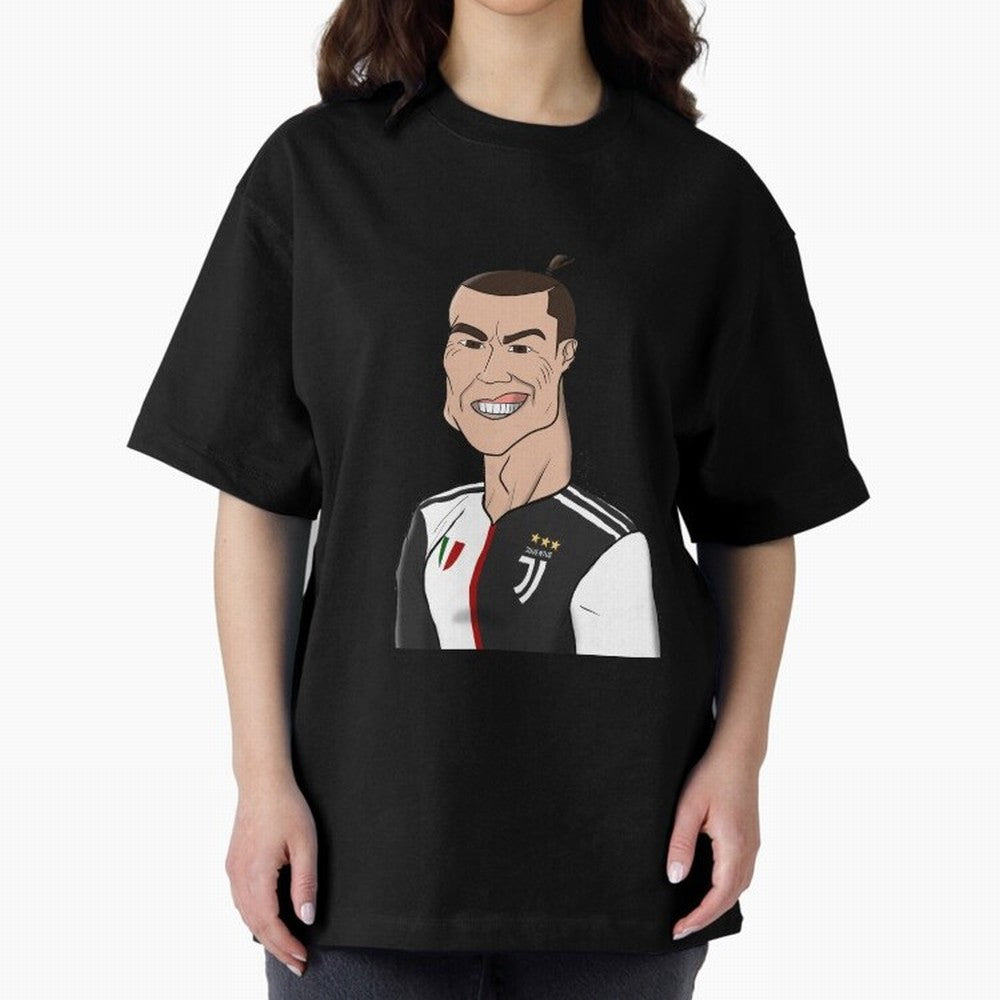 CR J Oversized T-Shirt Support the FIFA World Cup 2026 Journey through CR7 Highlights, Netherlands Pride, Championship Spirit, Famous Goals, Roaring Crowds and International Football Unity; Made for Die Hard Supporters, Soccer Lovers, Game Day