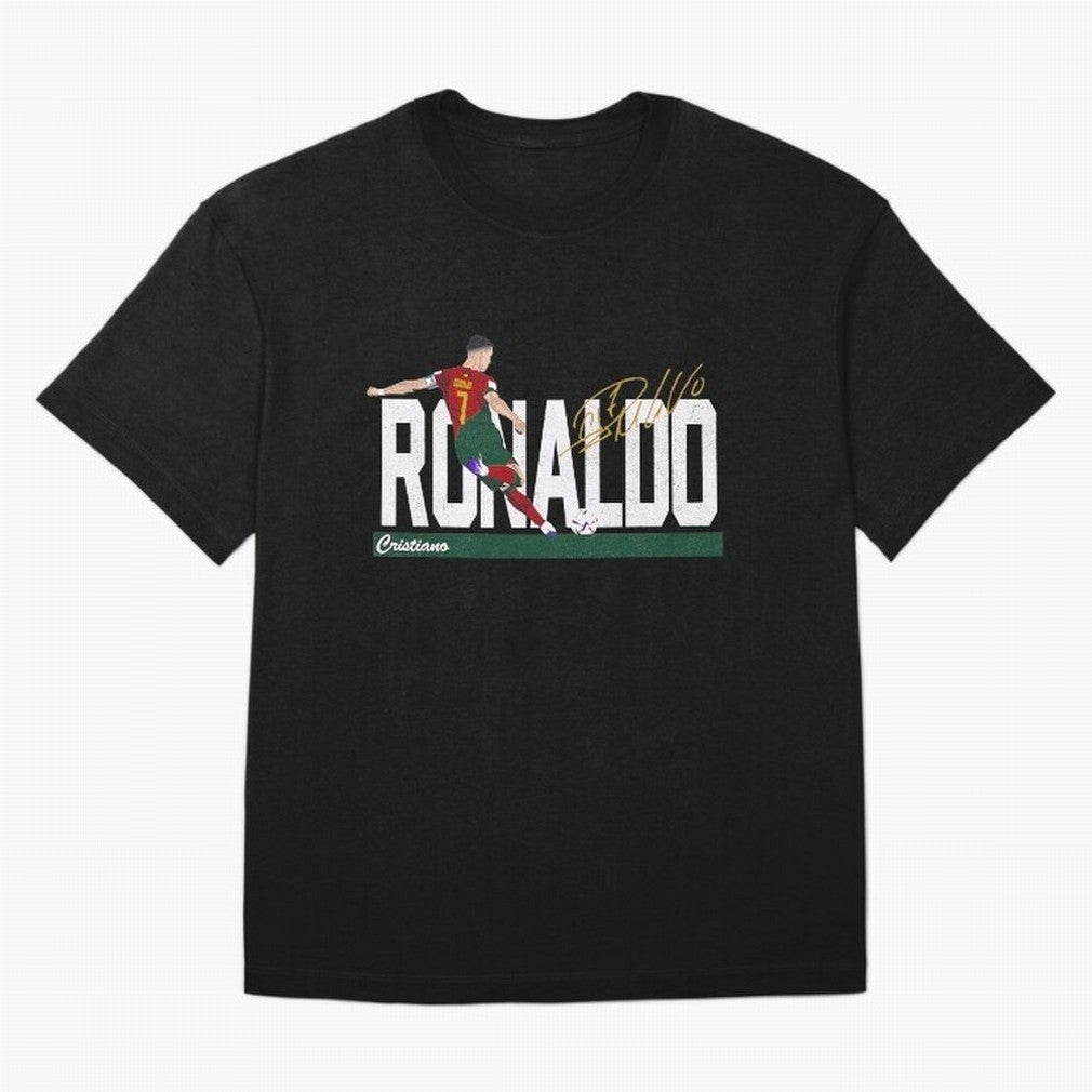 Cristiano Ronaldo Portugal Jersey -Last World Cup 2 Vintage Style Oversized T-Shirt Stand with FIFA World Cup 2026 Group Stage Made for CR7, Brazil, Portugal and Argentina Energy, Football Passion, Legendary Performances, Festival Vibes and