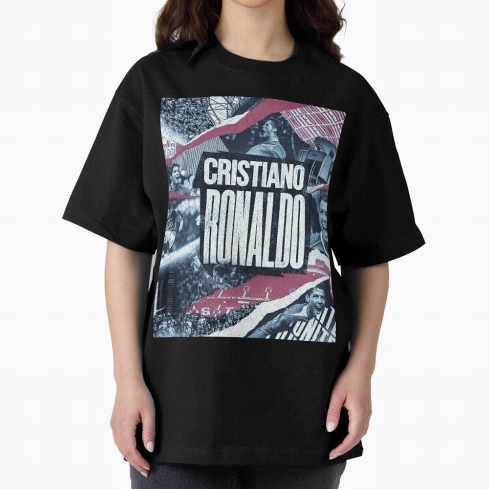 Cristiano Ronaldo Oversized T-Shirt Represent Fans Who Live for the FIFA World Cup 2026 Journey through Messi, CR7 and Mbappe Highlights, Argentina, France and Brazil Pride, Football Passion, Legendary Performances, Festival Vibes and Supporter