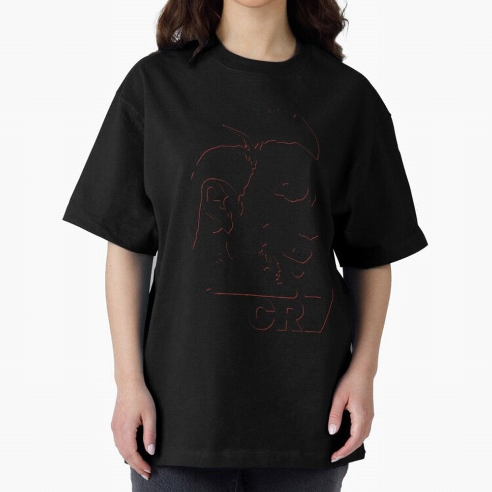 CR7 cristiano ronaldo logo Oversized T-Shirt Keep the Legacy of Global Football Passion for FIFA World Cup 2026, Inspired by Cristiano Ronaldo, Haaland and CR7, Brazil, Football History, Final Match Energy, Crowd Noise and Once in a Lifetime