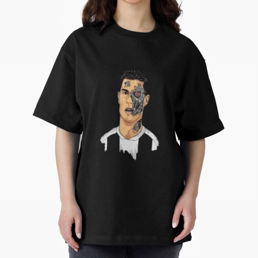 Cristiano Ronaldo isn't a Human Oversized T-Shirt Remember FIFA World Cup 2026 for Fans of Haaland and Spain, Bringing Football History, Final Match Energy, Crowd Noise and Once in a Lifetime Moments; Perfect for Supporters Who Want Bold Football