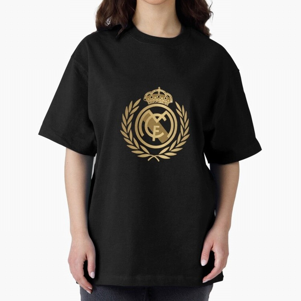 REAL MADRID GOLDEN Oversized T-Shirt Make Game Day About FIFA World Cup 2026 USA Canada Mexico Capturing Mbappe and Neymar, Brazil Energy, Football History, Final Match Energy, Crowd Noise and Once in a Lifetime Moments; Great for Supporters Who