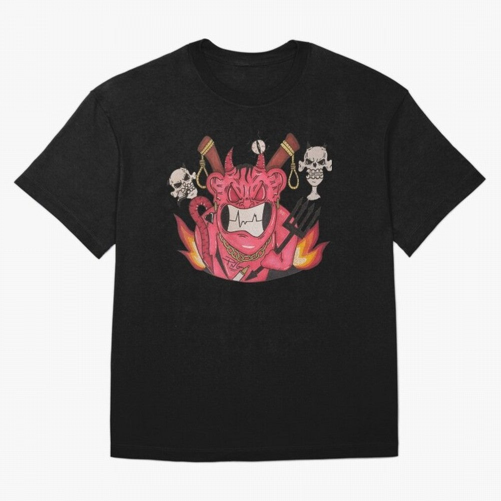 Devil Graffit Oversized T-Shirt Honor the Football Icons of the FIFA World Cup 2026 Journey through Messi, CR7 and Mbappe Highlights, Argentina and Brazil Pride, Supporter Pride, Iconic Celebrations, Legendary Names and Global Match Day Energy;