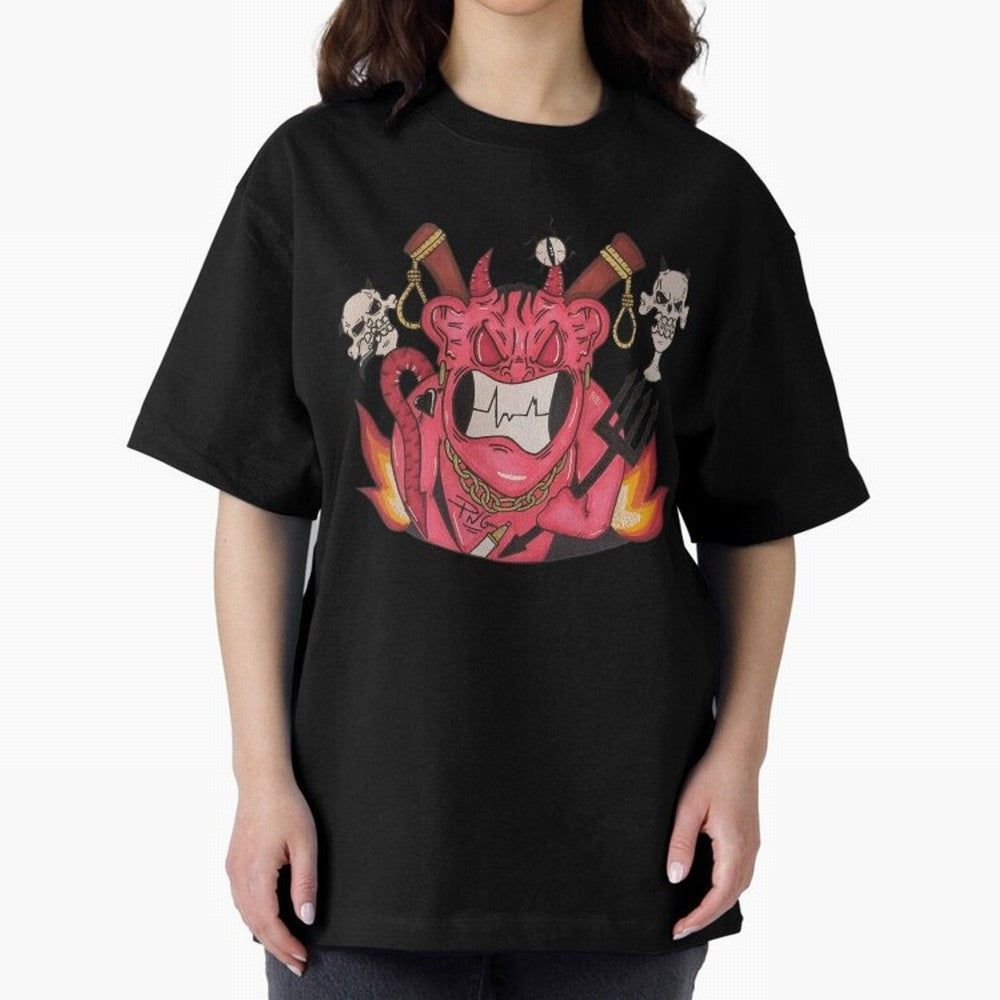 Devil Graffit Oversized T-Shirt Honor the Football Icons of the FIFA World Cup 2026 Journey through Messi, CR7 and Mbappe Highlights, Argentina and Brazil Pride, Supporter Pride, Iconic Celebrations, Legendary Names and Global Match Day Energy;