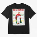 Cristiano Ronaldo designs Oversized T-Shirt Bring FIFA World Cup 2026 Highlighting Messi, CR7 and Mbappe, Argentina Energy, Stadium Chants, National Pride, Trophy Dreams and Unforgettable Football Memories; Made for Die Hard Supporters, Soccer