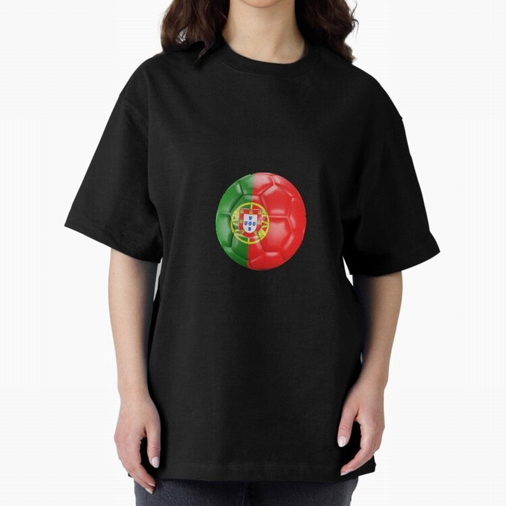 Portugal Oversized T-Shirt Celebrate Unforgettable Nights in the FIFA World Cup 2026 Group Stage Journey through Mbappe and Neymar Highlights, Argentina, France and Brazil Pride, Classic Soccer Heritage, Championship Pressure, Fan Loyalty and
