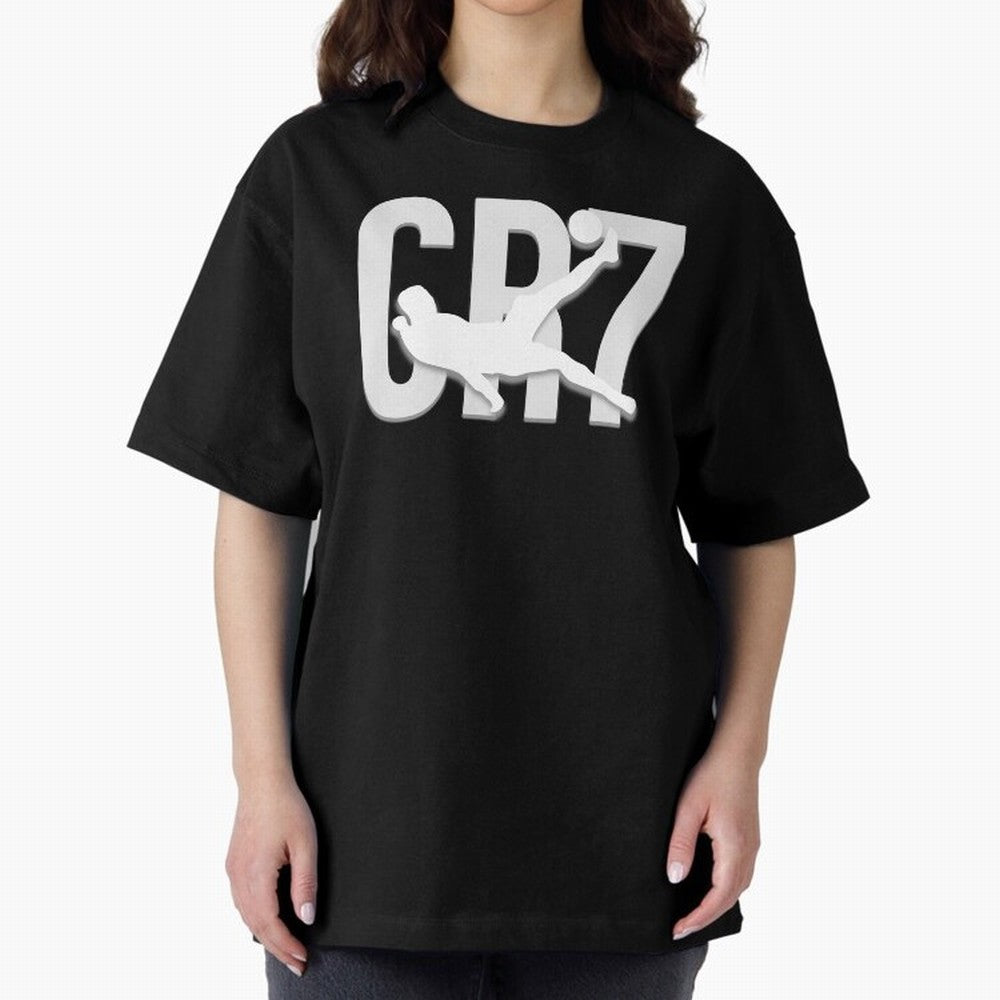Cristiano Ronaldo Oversized T-Shirt Celebrate Global Passion for FIFA World Cup 2026 Filled with Haaland, Portugal, Spain and Germany Energy, Global Supporter Spirit, Legendary Goals, National Colors and Tournament Celebration; Ideal for Fans Who
