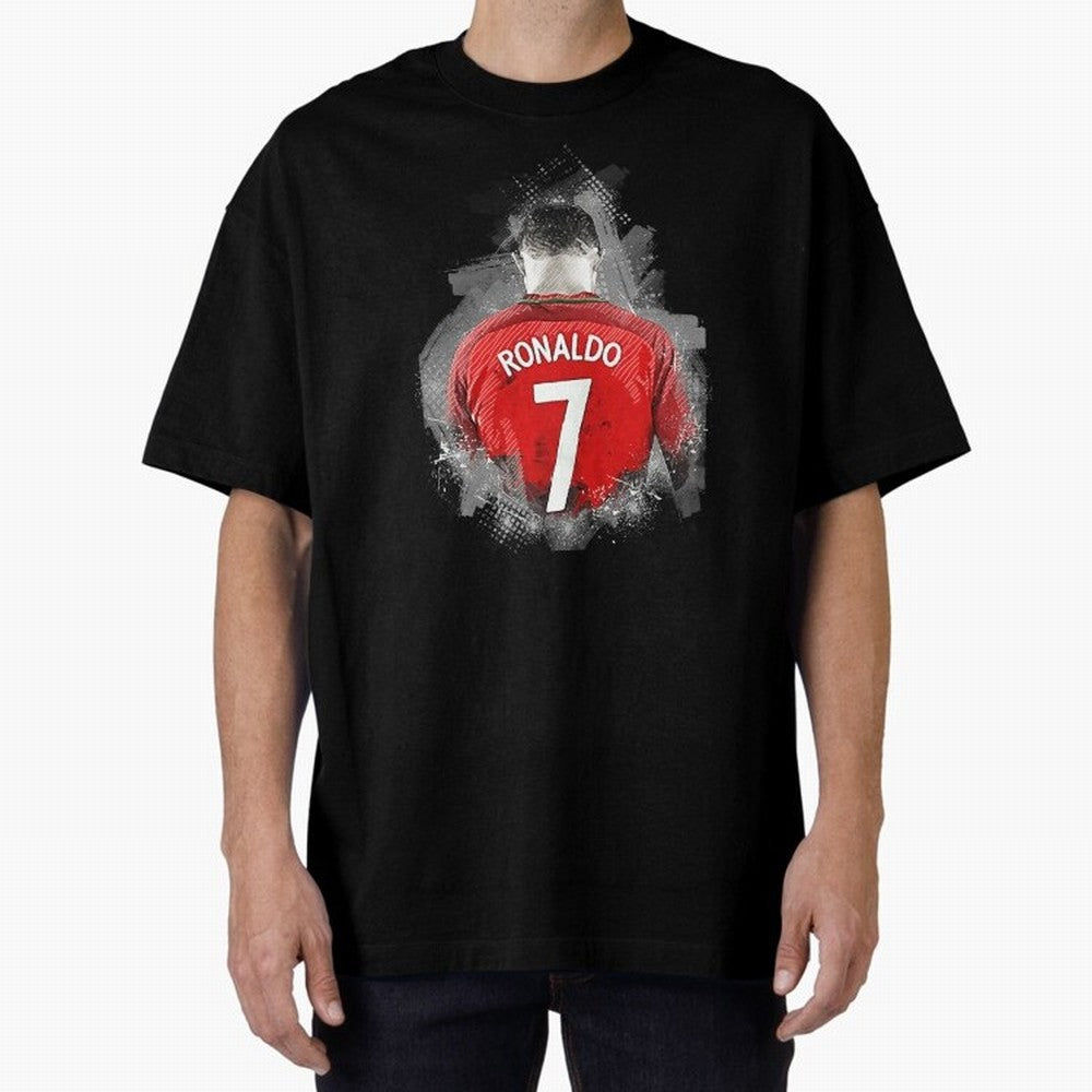 Cristiano Ronaldo Oversized T-Shirt Fuel the Hype around FIFA World Cup 2026 for Fans of CR7 and Messi and Spain, Bringing Worldwide Fan Energy, Dramatic Goals, Stadium Lights and Championship Celebrations; Built for Supporters Chasing Trophy
