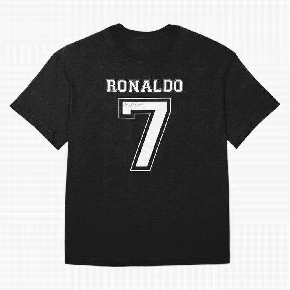 Cristiano Ronaldo Oversized T-Shirt Join FIFA World Cup 2026 Group Stage for Fans of Mbappe and France, Bringing Retro Football Energy, Iconic Rivalries, Trophy Chase Drama and Stadium Atmosphere; Ideal for Fans Who Follow Messi, Cristiano Ronaldo,