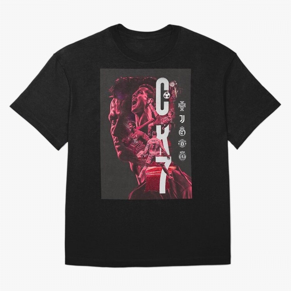 CR7 Oversized T-Shirt Make Memories around Match Day Hype around FIFA World Cup 2026 Group Stage, CR7 and Messi, France, Game Day Rituals, Football Legends, Country Pride and the Road to the Final; Great for Supporters Who Love Legendary Players,