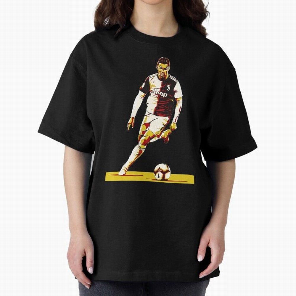 Cristiano Ronaldo Oversized T-Shirt Back Your Heroes with FIFA World Cup 2026 USA Canada Mexico Built around Messi, Argentina Energy, Tournament Hype, Historic Matchups, Family Viewing Parties and Global Sports Pride; Perfect for People Who Love
