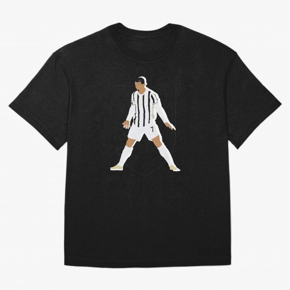 Cristiano Ronaldo Oversized T-Shirt Bring a Vintage Feel to FIFA World Cup 2026 Group Stage for Fans of Cristiano Ronaldo, Haaland and CR7 and France and Portugal, Bringing Vintage Soccer Flavor, Modern Football Stars, National Flags and Final