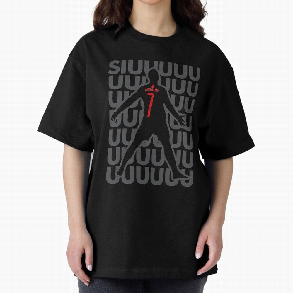 Cristiano Ronaldo Oversized T-Shirt Feel International Energy from FIFA World Cup 2026 USA Canada Mexico Spirit, Celebrating Portugal, Neymar, Haaland and Cristiano Ronaldo, Supporter Pride, Iconic Celebrations, Legendary Names and Global Match Day
