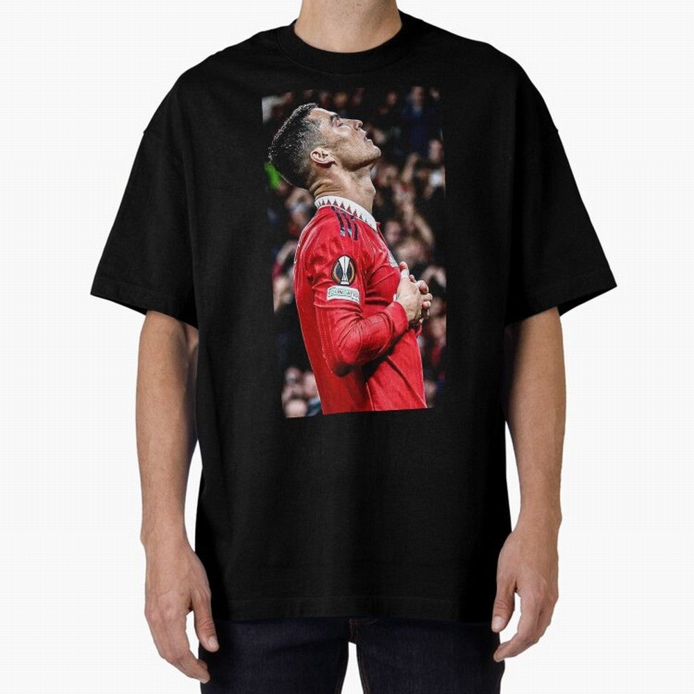 Cristiano Ronaldo CR7 Oversized T-Shirt Fuel Your Fan Pride for FIFA World Cup 2026 Group Stage for Fans of Messi, Neymar and Mbappe and Netherlands, Bringing Match Day Excitement, Supporter Culture, Golden Goals and Global Football Passion; Great
