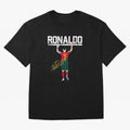 Cristiano Ronaldo Portugal Jersey -The Farewell Oversized T-Shirt Show Passion for the Stars of the FIFA World Cup 2026 Group Stage Journey through Messi and Cristiano Ronaldo Highlights, Argentina, France and Brazil Pride, Worldwide Fan Energy,