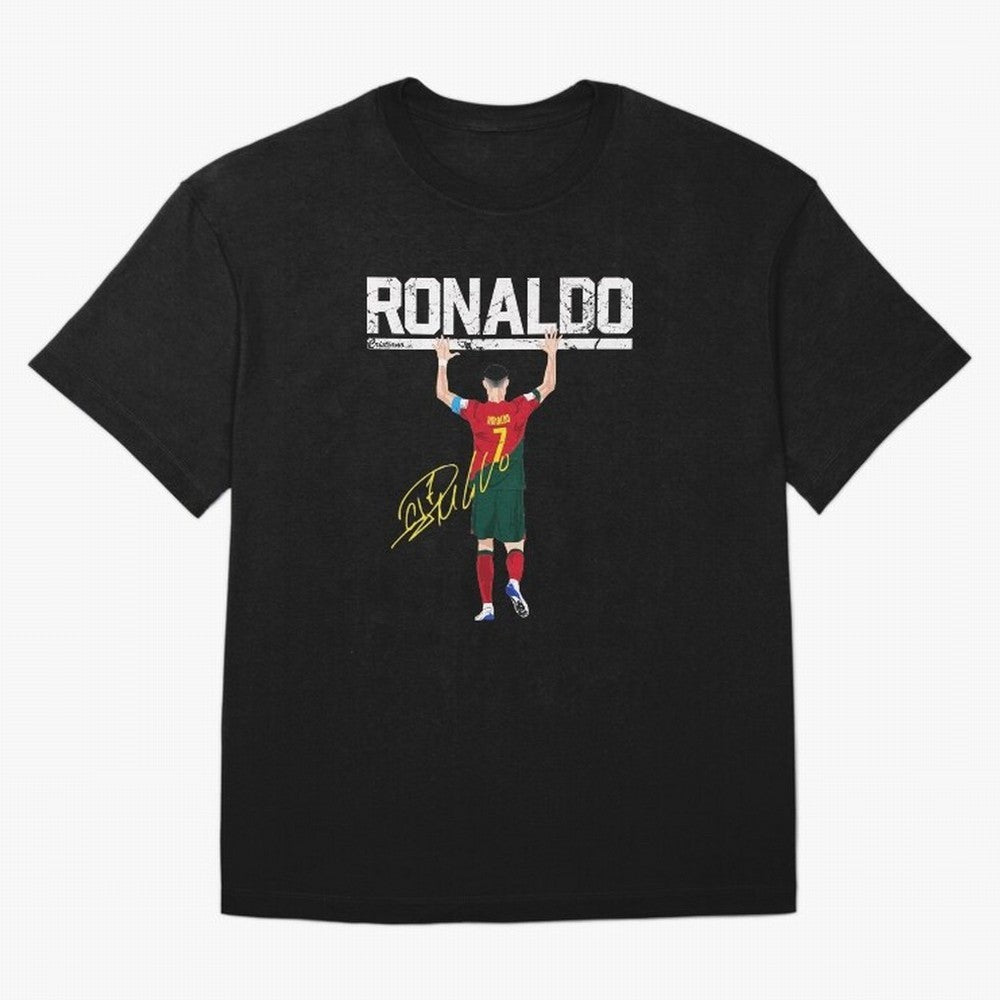 Cristiano Ronaldo Portugal Jersey -The Farewell Oversized T-Shirt Show Passion for the Stars of the FIFA World Cup 2026 Group Stage Journey through Messi and Cristiano Ronaldo Highlights, Argentina, France and Brazil Pride, Worldwide Fan Energy,