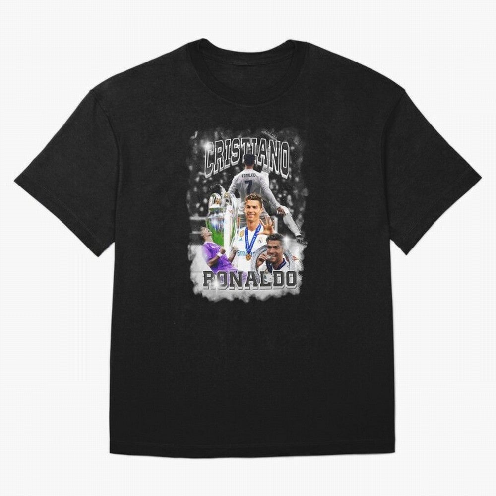 Cristiano Ronaldo Oversized T-Shirt Upgrade Global Football Passion for FIFA World Cup 2026 USA Canada Mexico, Highlighting Cristiano Ronaldo, Haaland and CR7, Argentina, France and Brazil, Football Festival Excitement, Trophy Ambitions, Country
