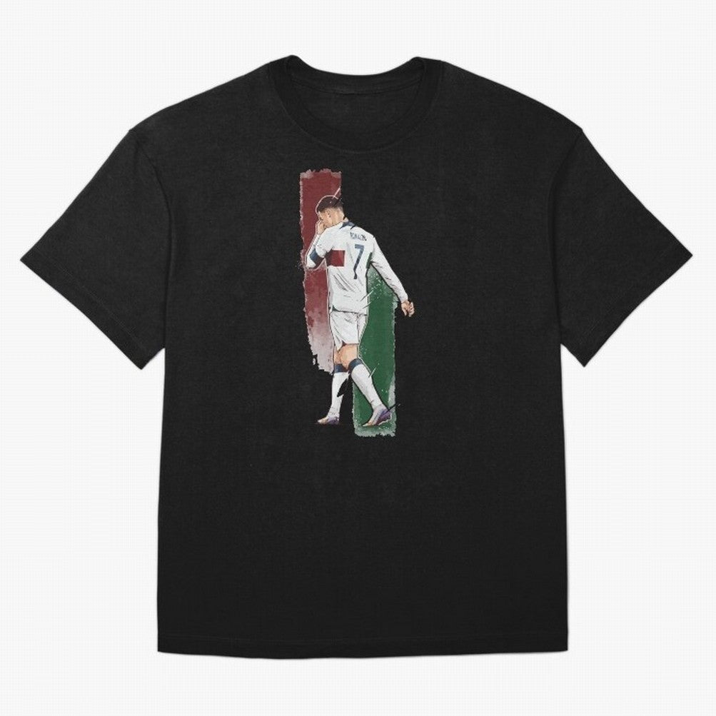 Ronaldo Crying World Cup 2022 Oversized T-Shirt Support the Legends of FIFA World Cup 2026 with Messi, Neymar and Mbappe, Netherlands Energy, Stadium Chants, National Pride, Trophy Dreams and Unforgettable Football Memories; Made for Die Hard