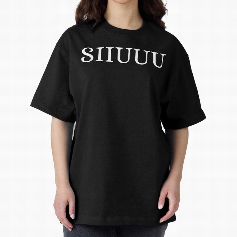 Cristiano Ronaldo SIIUUU Funny Oversized T-Shirt Make Game Day About the FIFA World Cup 2026 Group Stage Journey through Mbappe and Neymar Highlights, England and Germany Pride, Goal Celebration Energy, Supporter Heritage, Football Icons and