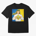 Al Nassr Cr7 Oversized T-Shirt Cheer through Every Moment of FIFA World Cup 2026 Group Stage Spirit, Featuring Netherlands, Messi, CR7 and Mbappe, Championship Spirit, Famous Goals, Roaring Crowds and International Football Unity; Ideal for Fans