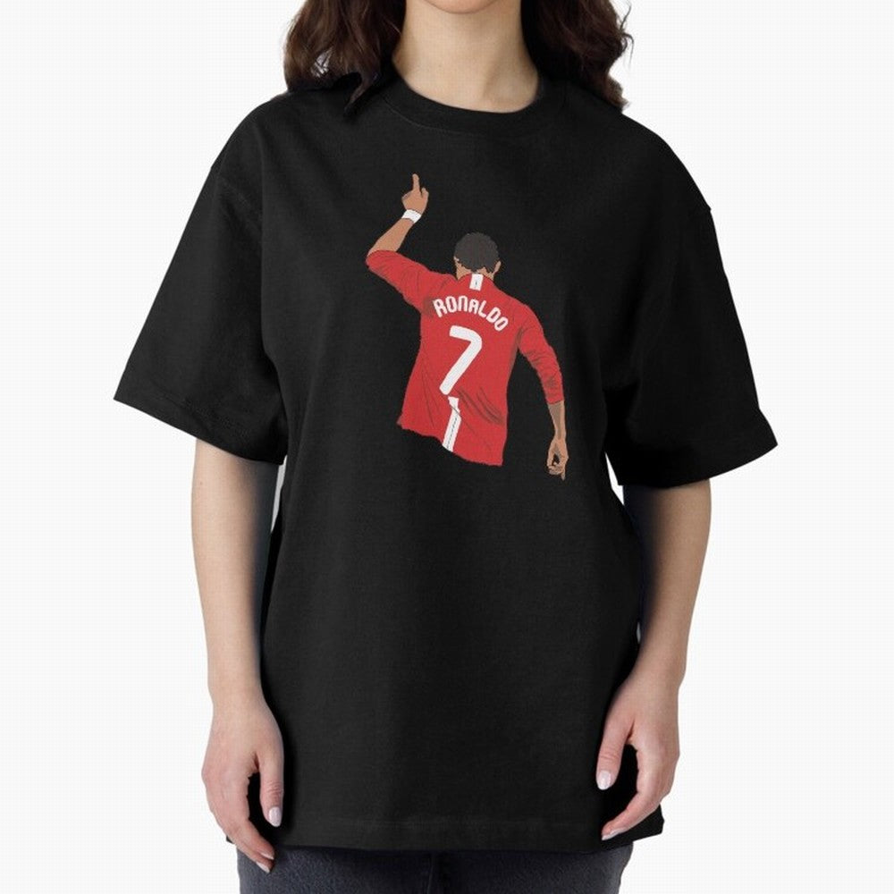 Cristiano Ronaldo MUFC Oversized T-Shirt Live the Energy of the FIFA World Cup 2026 Group Stage Journey through Haaland and Mbappe Highlights, Brazil, Portugal and Argentina Pride, Fan Favorite Moments, National Team Passion, Big Match Drama and