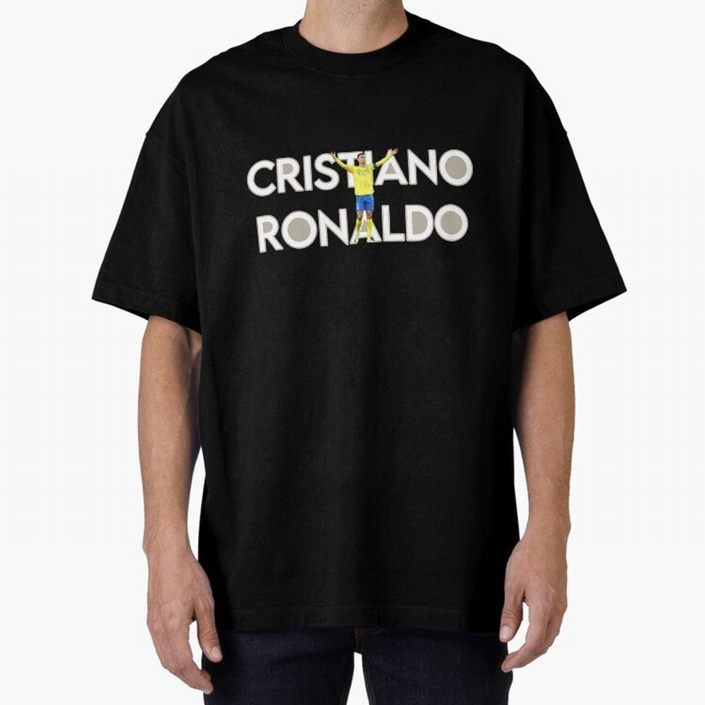 Cristiano Ronaldo Oversized T-Shirt Back Your Heroes with Match Day Hype around FIFA World Cup 2026 USA Canada Mexico, CR7 and Messi, Netherlands, Football History, Final Match Energy, Crowd Noise and Once in a Lifetime Moments; Great for Watch