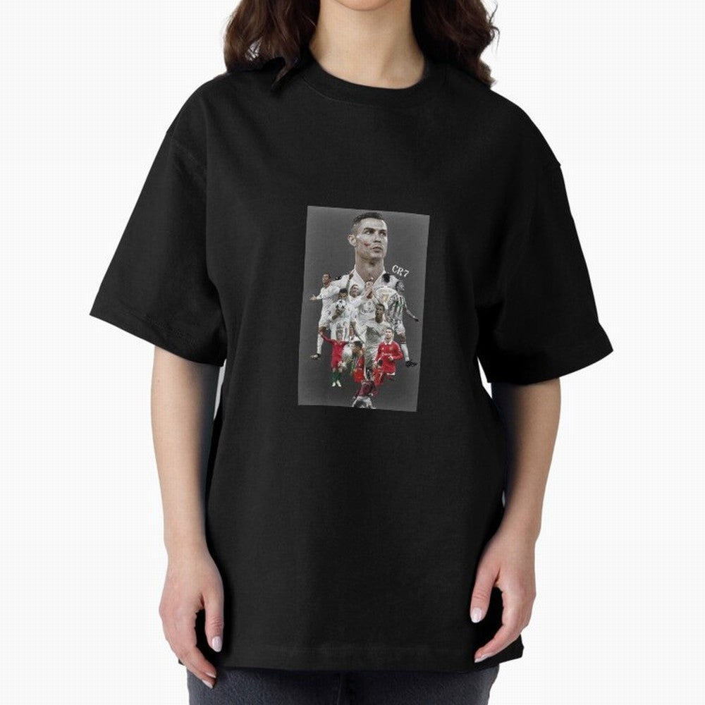 Cristiano Ronaldo Oversized T-Shirt Back the Journey through FIFA World Cup 2026 USA Canada Mexico Spirit, Built around Spain, Cristiano Ronaldo, Haaland and CR7, Football History, Final Match Energy, Crowd Noise and Once in a Lifetime Moments;